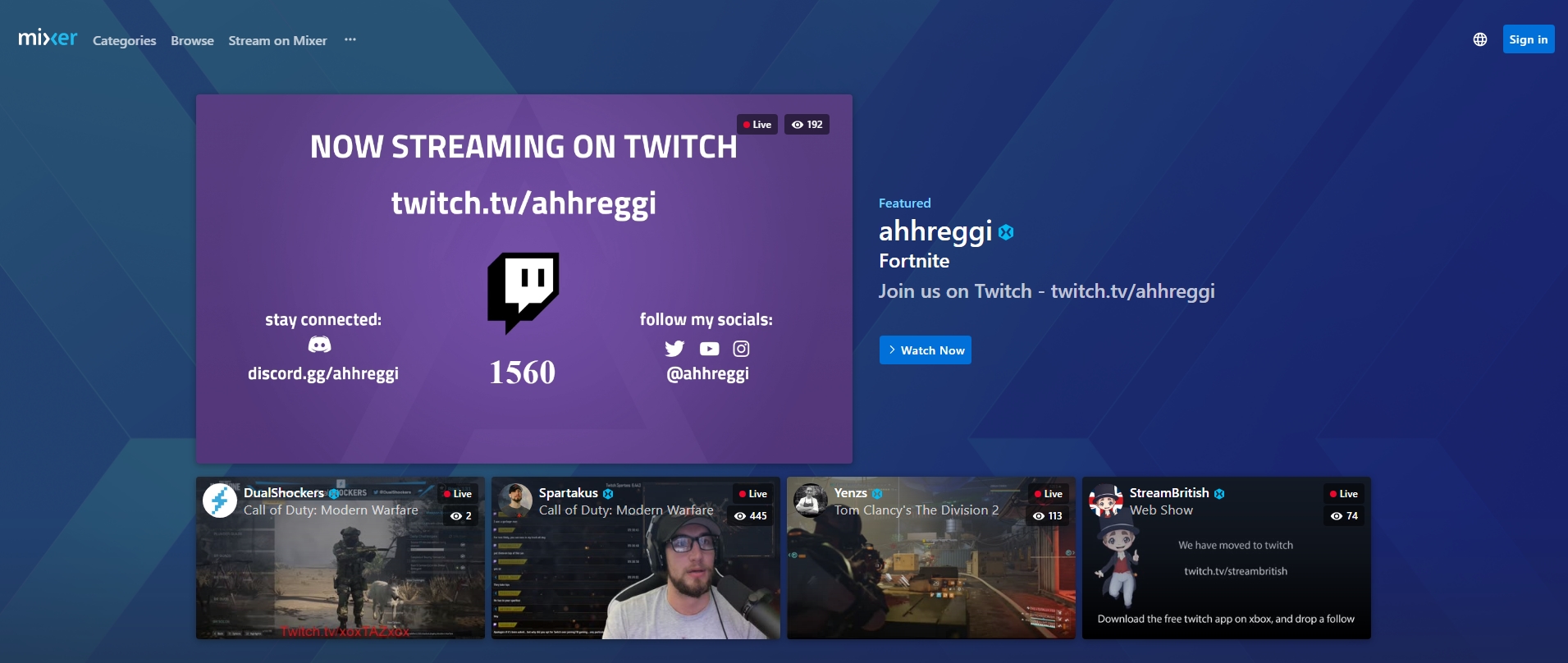 Three Things Mixer Streamers Need to Do Right Now - Webaround Gaming