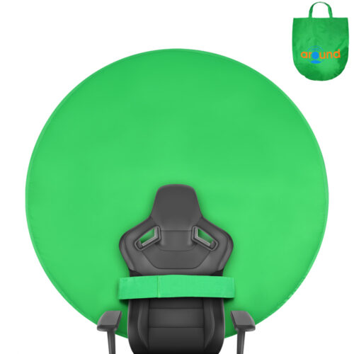 Chair-Mounted Streaming Green Screens : Background Buddy