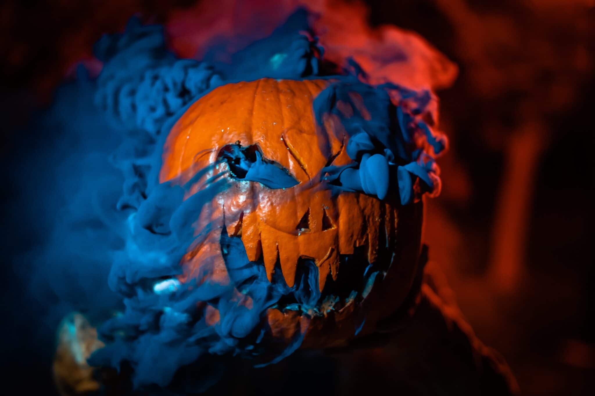 16 Halloween Themed Virtual Backgrounds around cam Background
